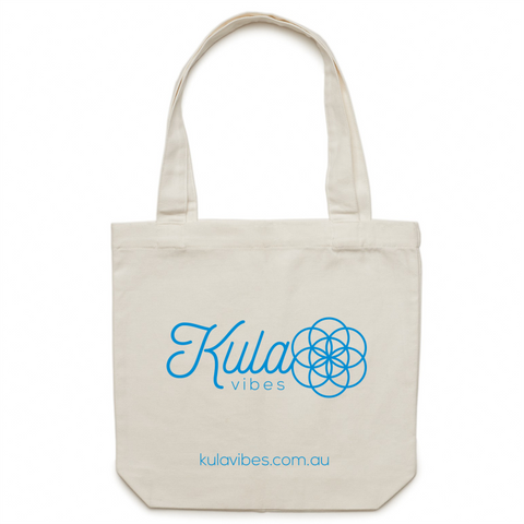 Kula Vibes Blue AS Colour - Canvas Tote Bag