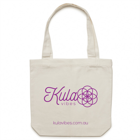 Kula Vibes Purple AS Colour - Canvas Tote Bag